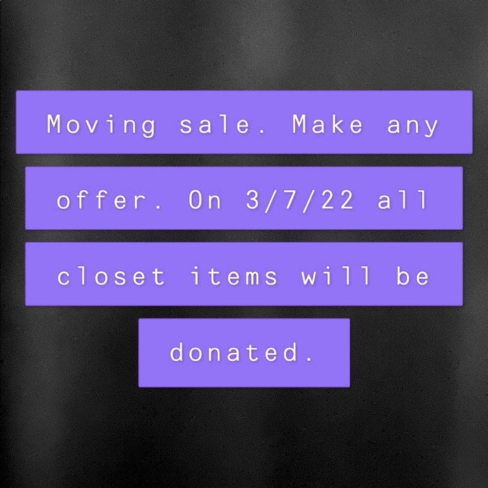 CLOSET CLEAN OUT